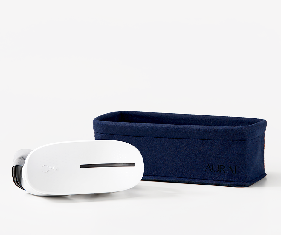 AURAI歐萊依 酷熱敷 Vision Plus(水波式冷熱敷眼罩)專屬收納籃 組合