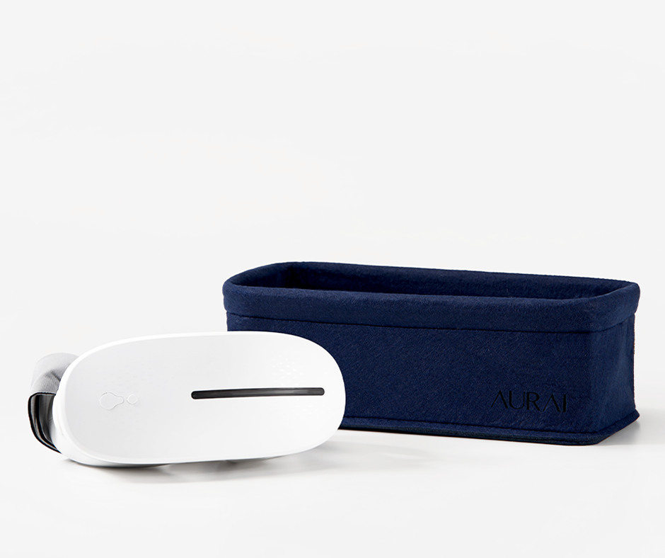 【🎅🏻年末聖誕限定】AURAI歐萊依 酷熱敷 Vision Plus(水波式冷熱敷眼罩)專屬收納籃 組合