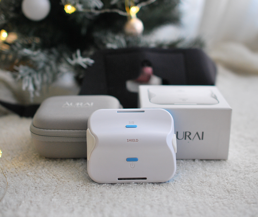 【🎅🏻年末聖誕限定】AURAI歐萊依 酷熱貼三合一按摩禮盒（附專屬收納盒、Shield專用套帶）