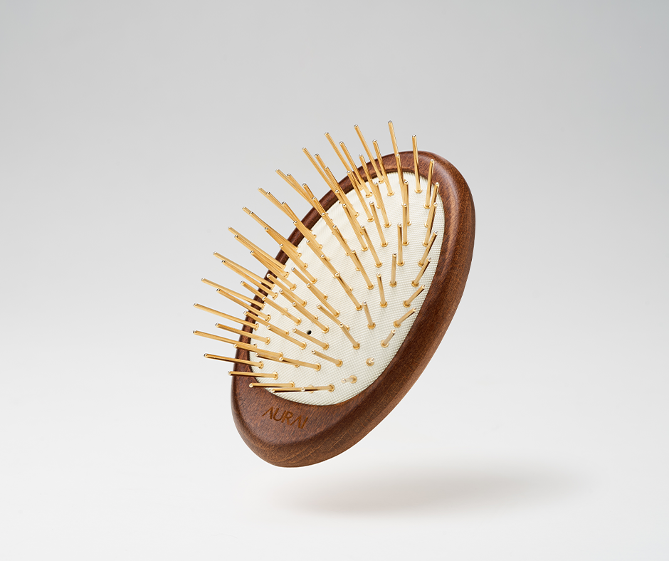 【🎅🏻年末聖誕限定】AURAI歐萊依 Rua 針好梳 遠紅外線按摩梳（24k金針）